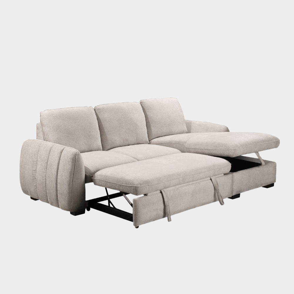 Sienna Sofa Bed Mushroom Right Hand Facing Corner