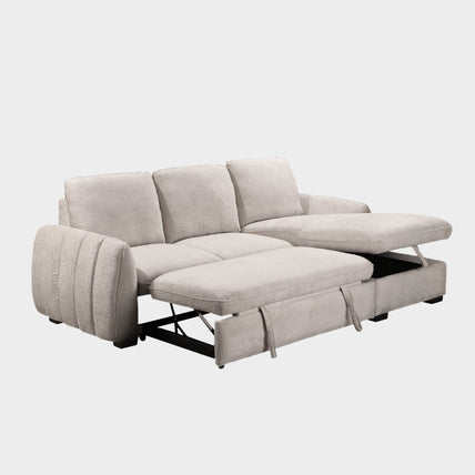 Sienna Sofa Bed Mushroom Right Hand Facing Corner