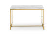 Skye Dining Table White Marble/Gold