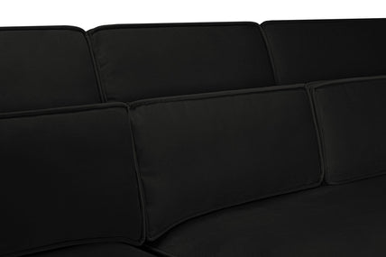 Sloane Sofa Black U Shape Corner