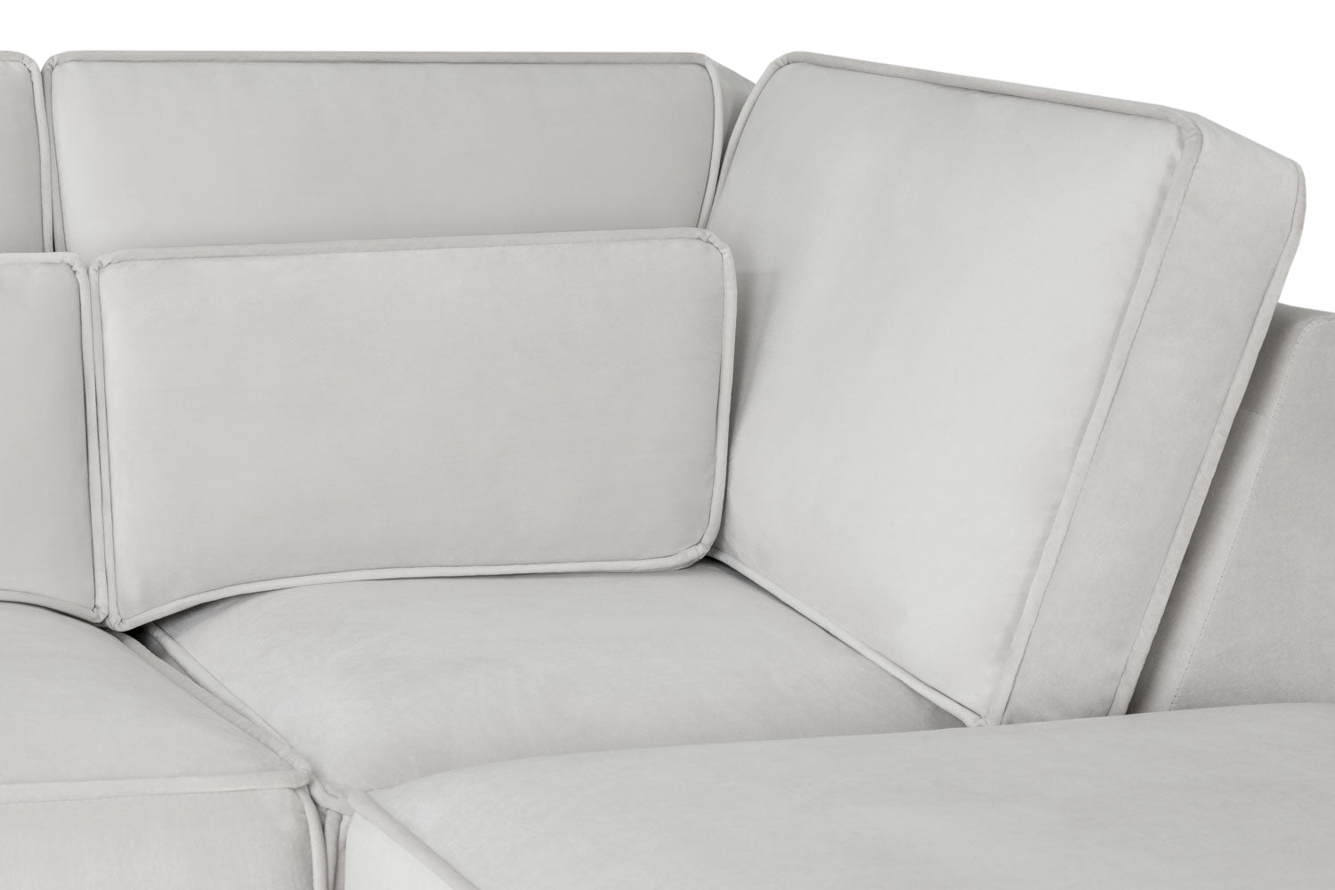 Sloane Sofa Silver U Shape Corner