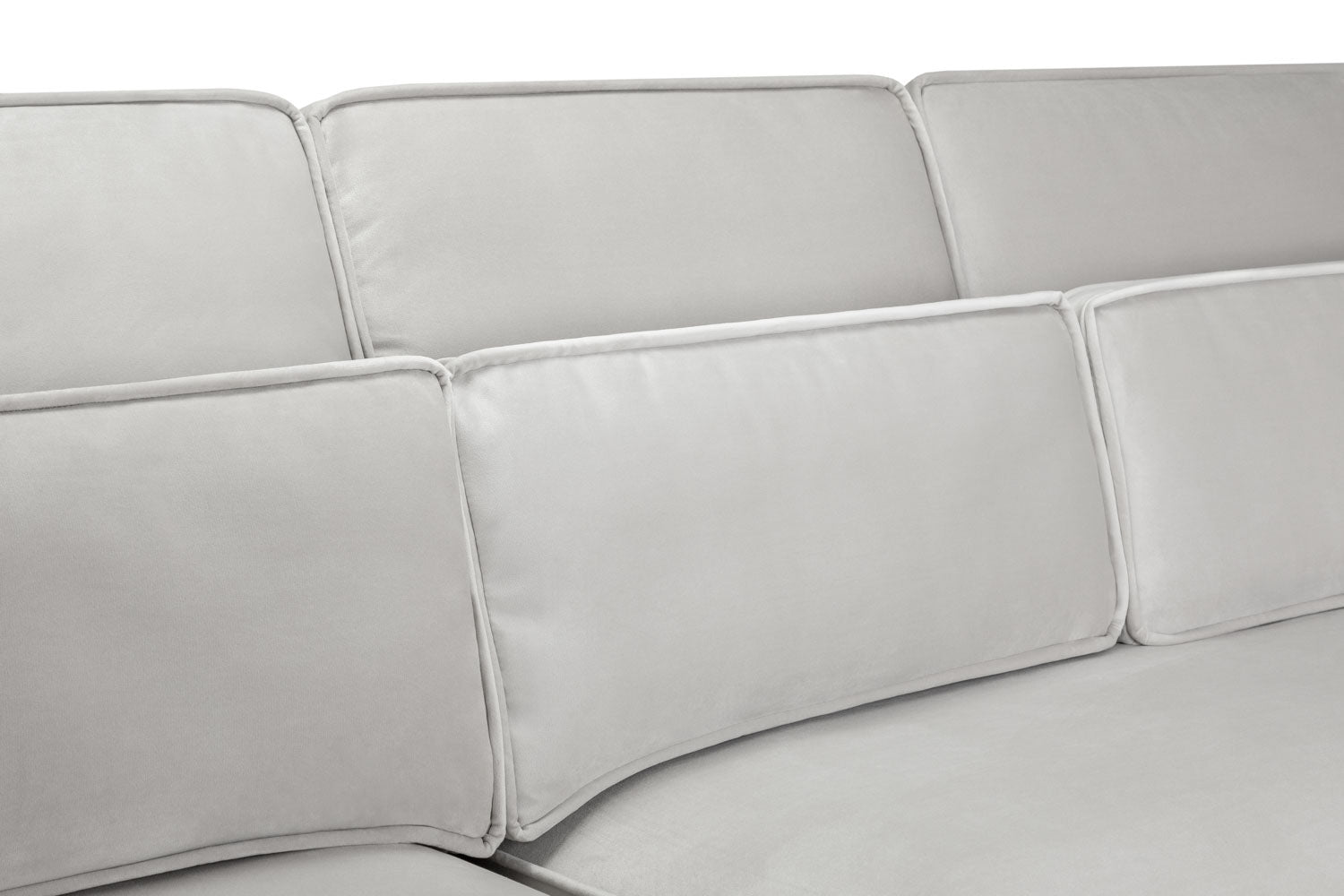 Sloane Sofa Silver U Shape Corner