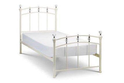 Sophie Bed Frame Double Stone White