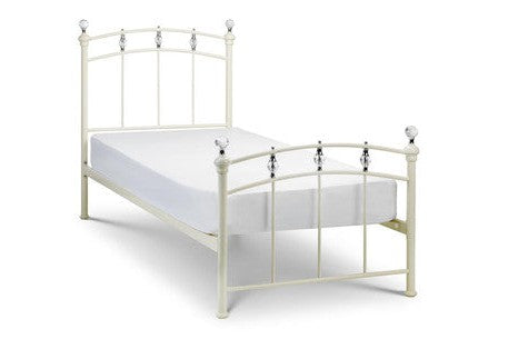 Sophie Bed Frame King Stone White