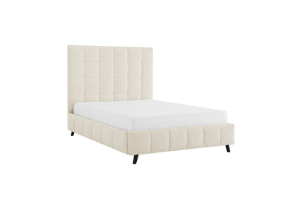 Starla Bed Frame Double Ivory Boucle