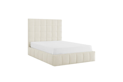 Starla Storage Bed Frame Double Ivory Boucle