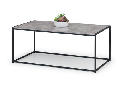 Tala Concrete Coffee Table Concrete/Black