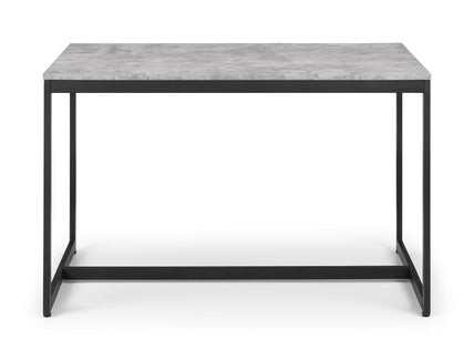 Tala Concrete Dining Table Concrete/Black