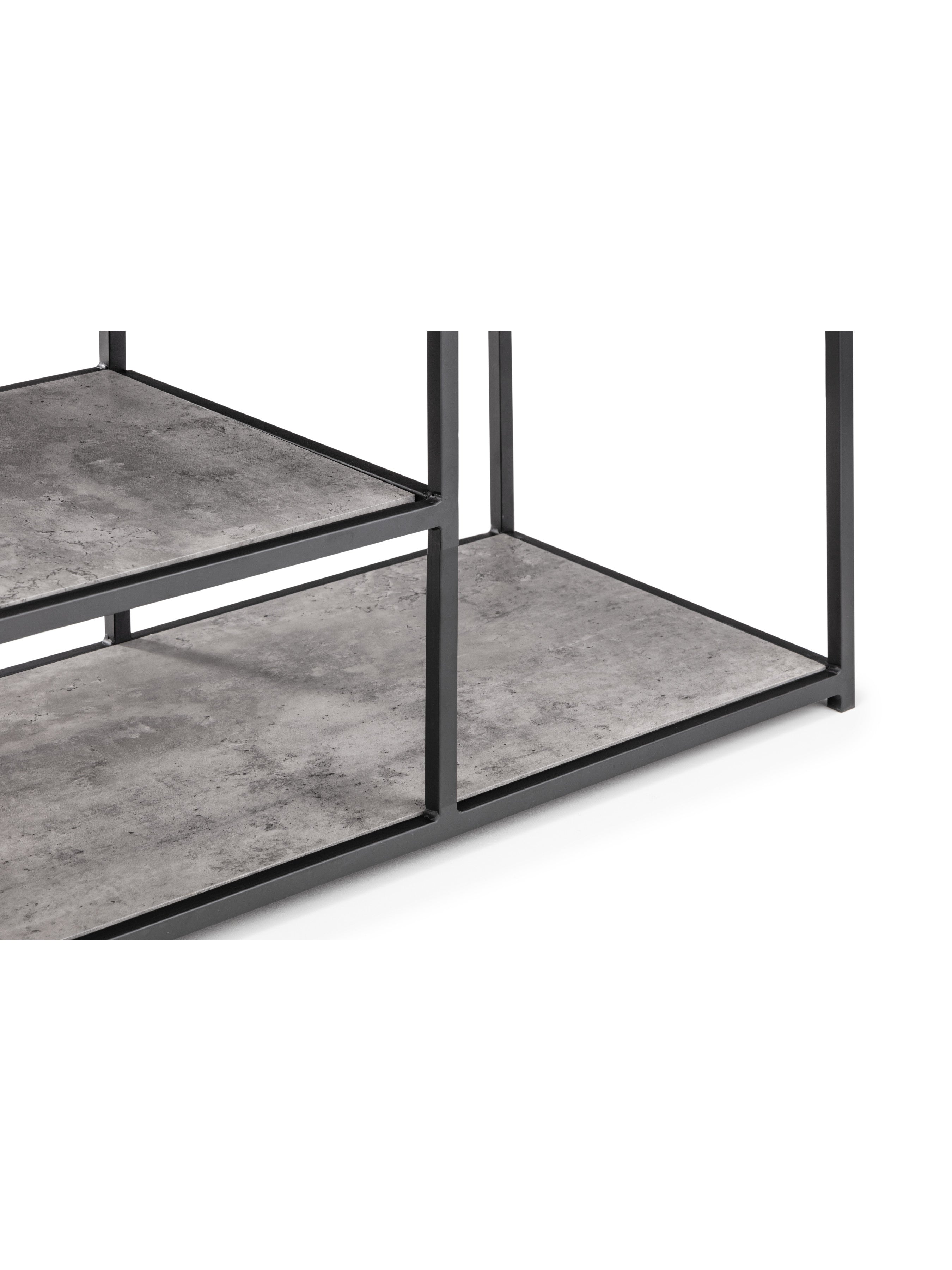 Tala Tv Unit Concrete/Black