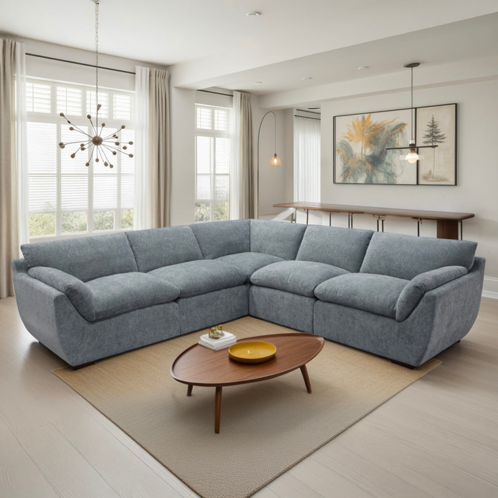 Taro Sofa Large Corner Aqua