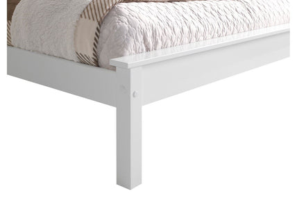 Taurus Bed Frame Double White Low Footend