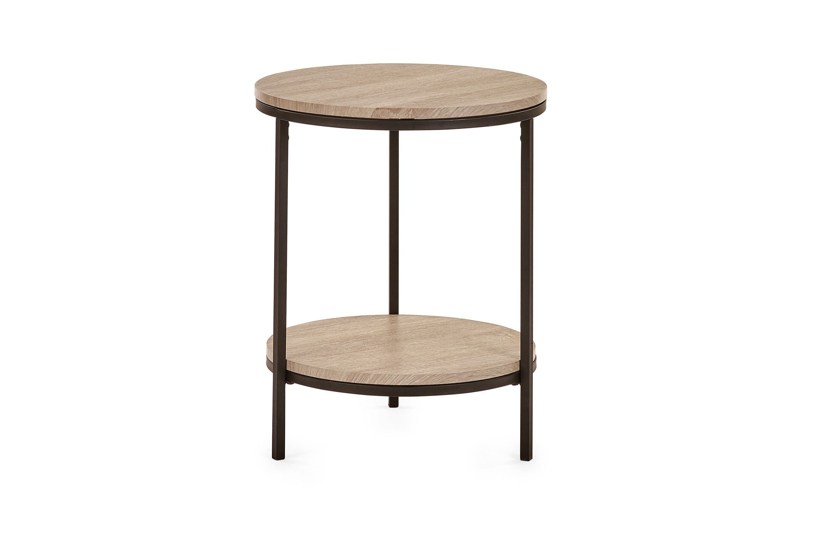 Thistle Round Lamp Table Sonoma Oak