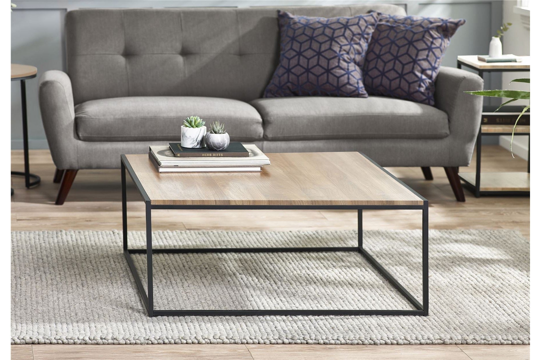 Thistle Square Coffee Table Sonoma Oak