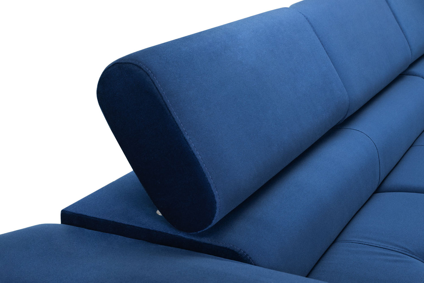 Torezio Sofa Bed Blue Left Hand Facing Corner