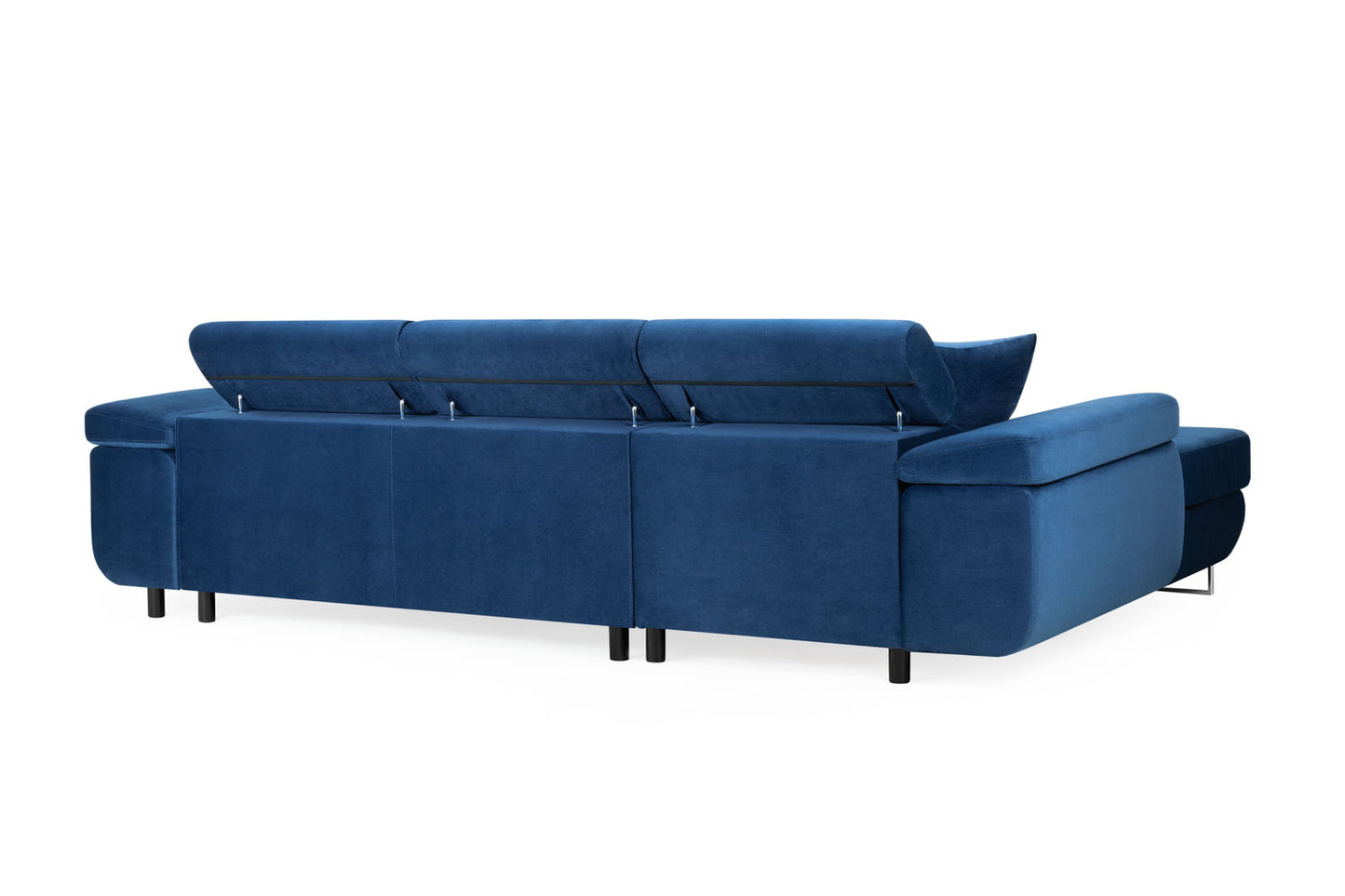 Torezio Sofa Bed Blue Left Hand Facing Corner