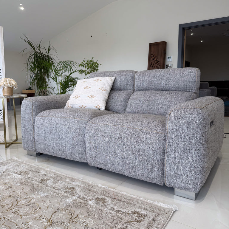 Toronto Electric Recliner Beige 2 Seater