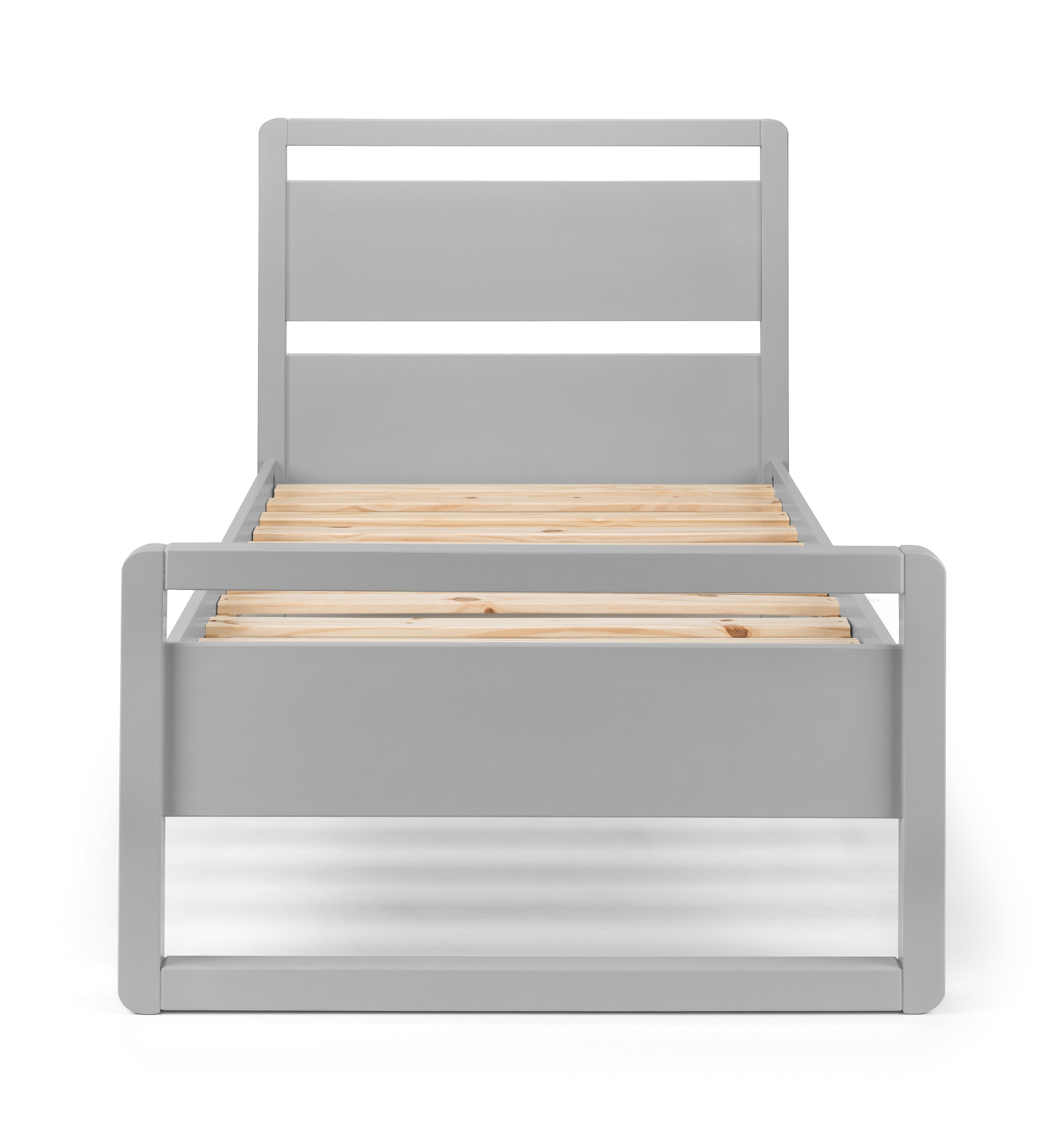Vasto Bed Frame Single Dove Grey