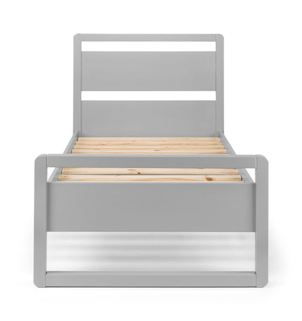 Vasto Bed Frame Single Dove Grey