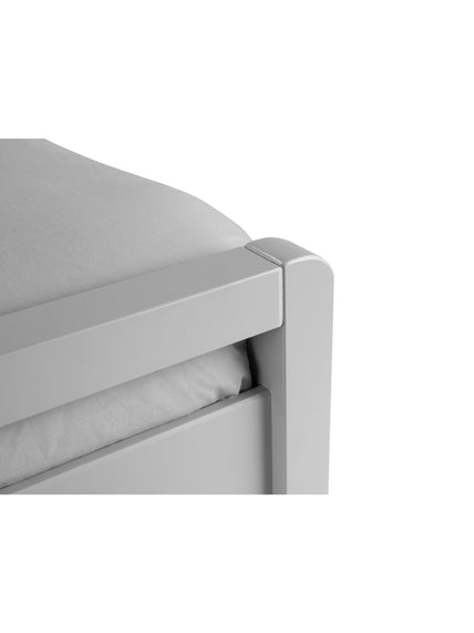 Vasto Bed Frame Single Dove Grey