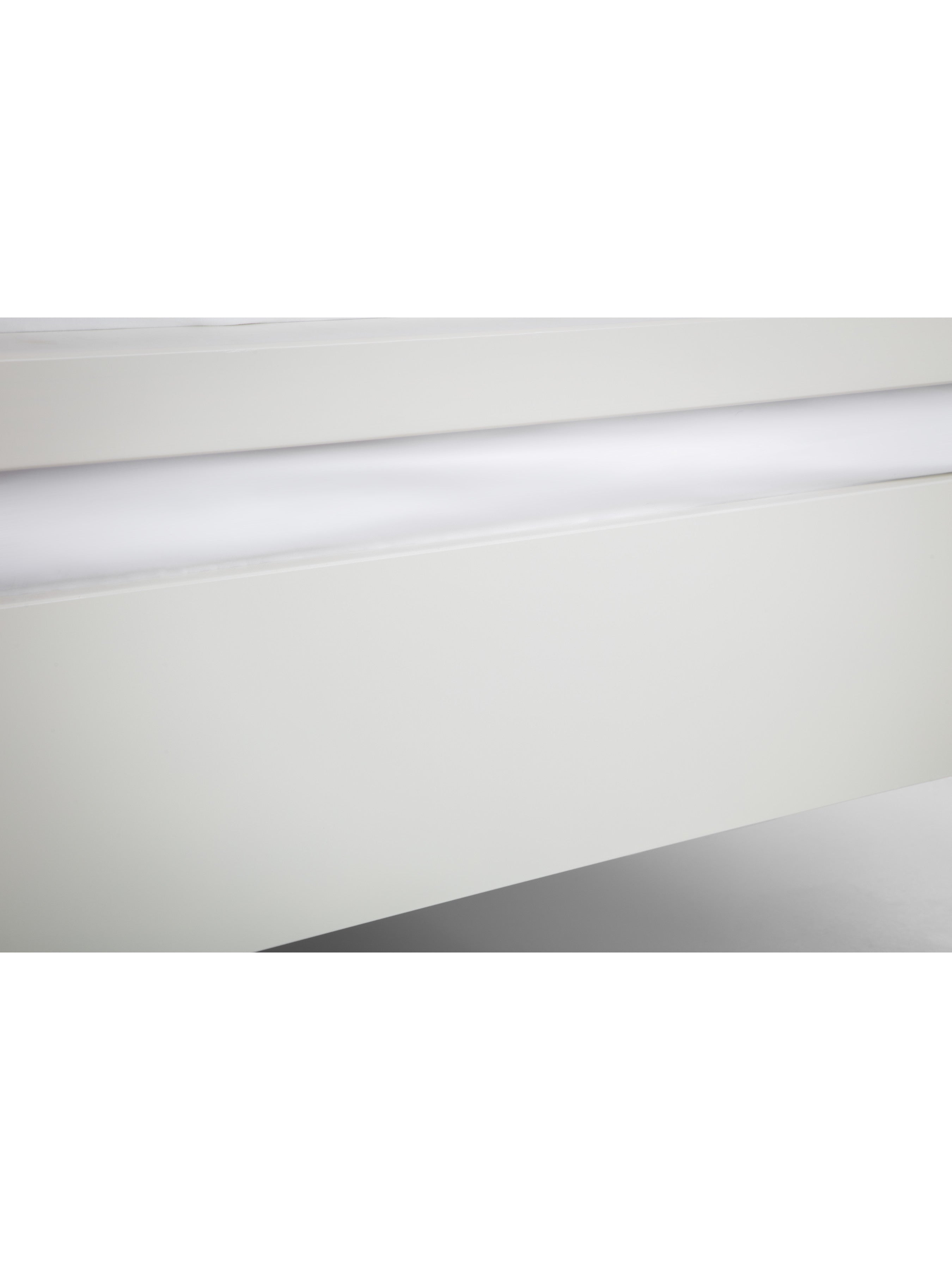 Vasto Bed Frame Single Surf White