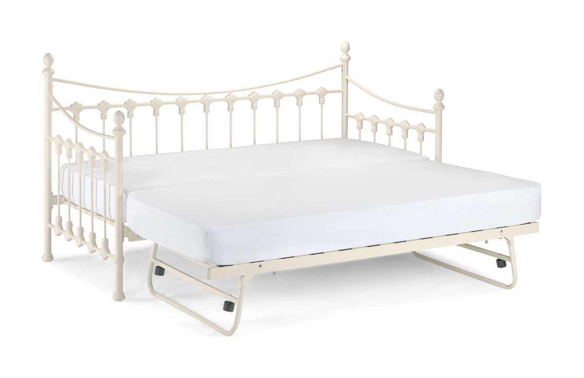 Vaux Bed Frame Stone White