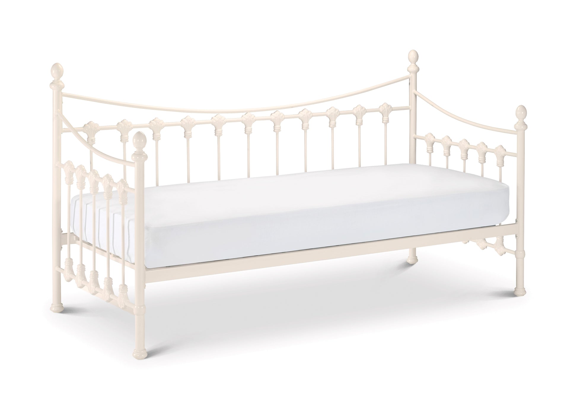 Vaux Bed Frame Stone White
