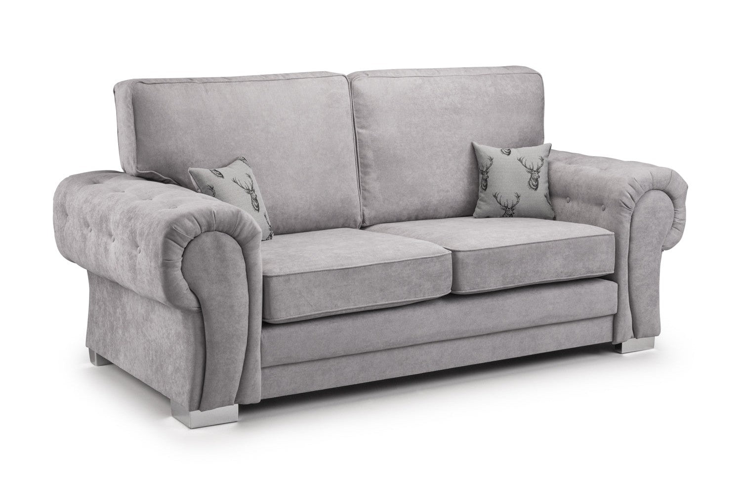 Verona Fullback Sofa Grey 3 Seater