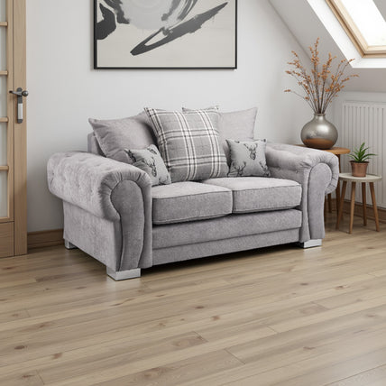 Verona Scatterback Sofa Grey 2 Seater
