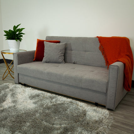 Viva Sofa Bed Grey 3 Seater