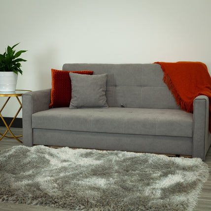 Viva Sofa Bed Grey 3 Seater