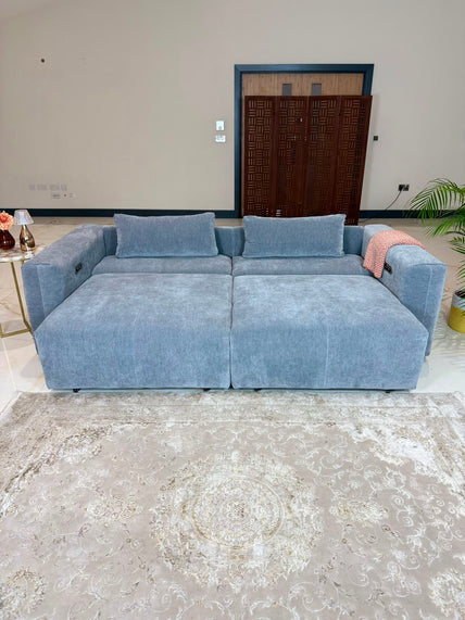 Sycamore Sofabed Grey Electric
