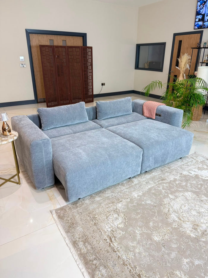 Sycamore Sofabed Grey Electric