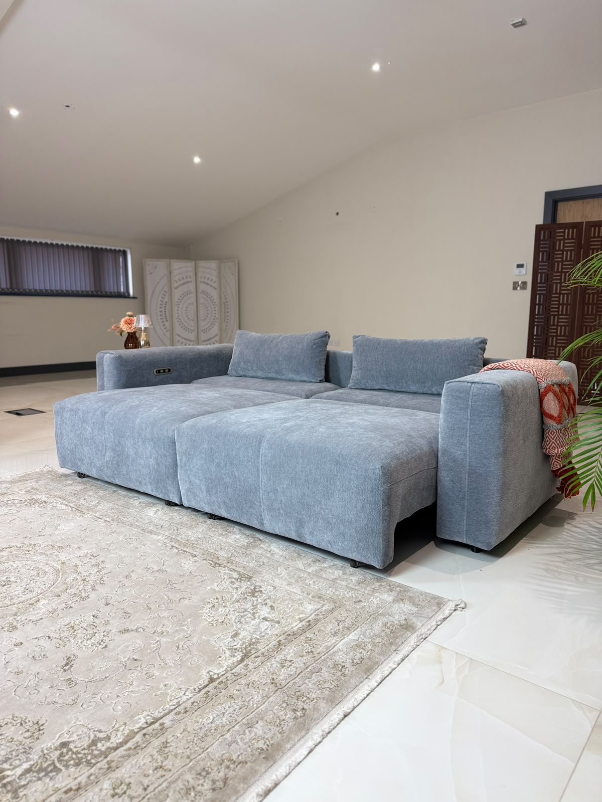 Sycamore Sofabed Grey Electric
