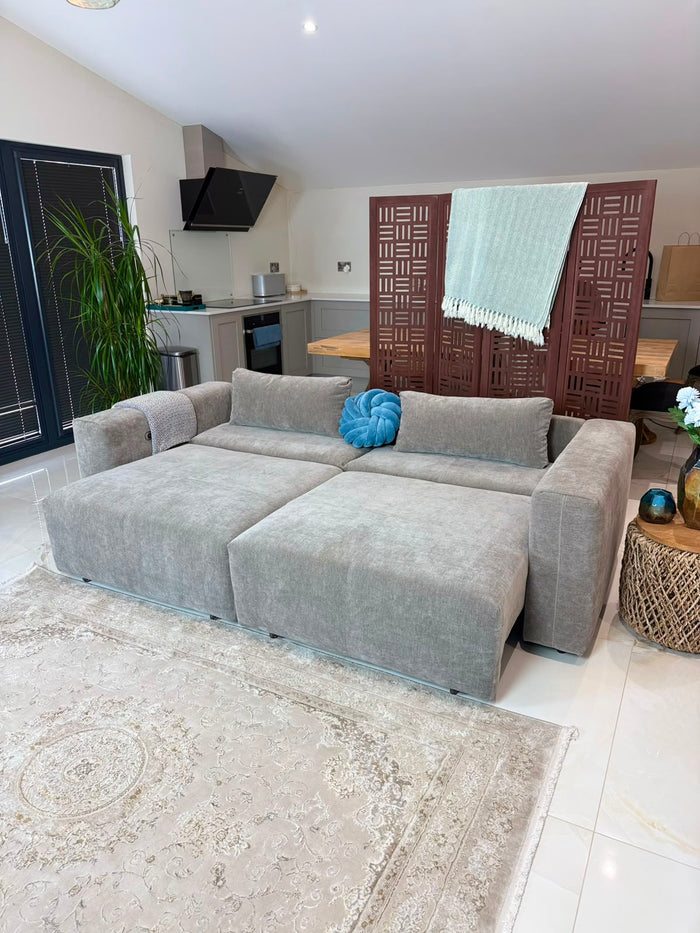 Sycamore Sofabed Beige Electric
