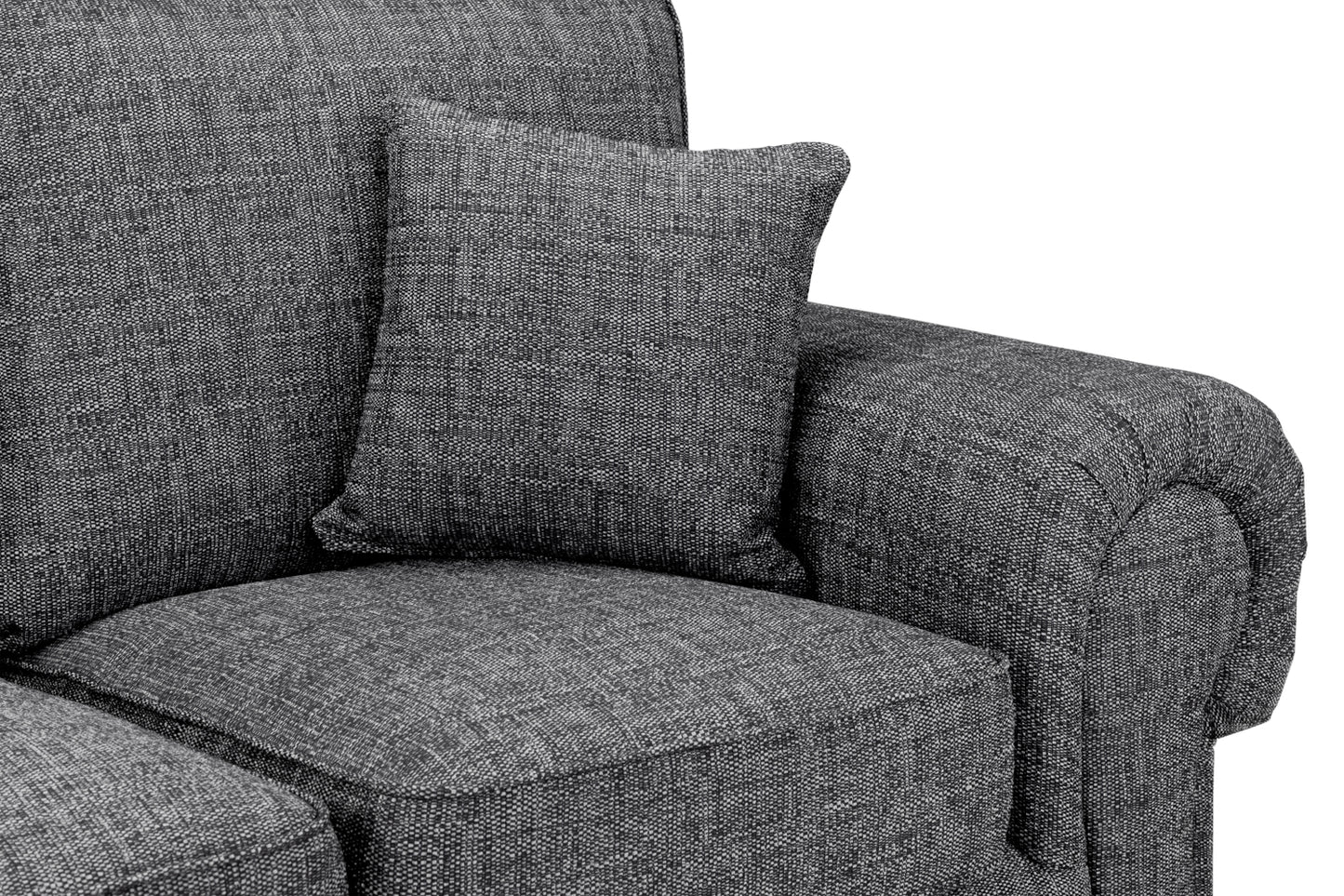 Wilcot Sofa Grey Large Corner