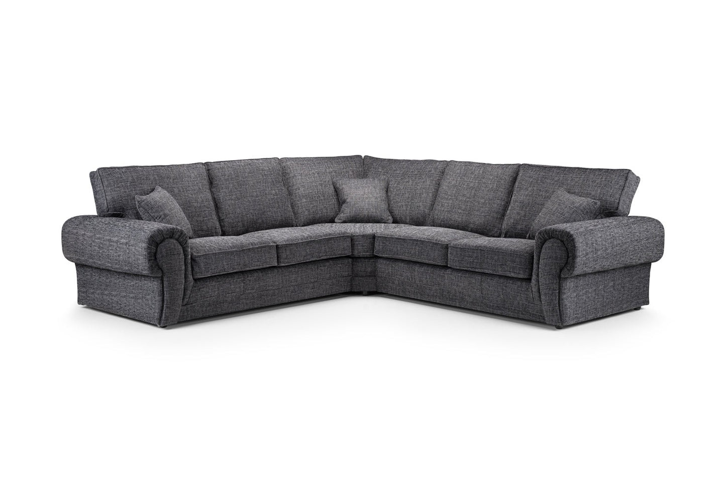 Wilcot Sofa Grey Large Corner