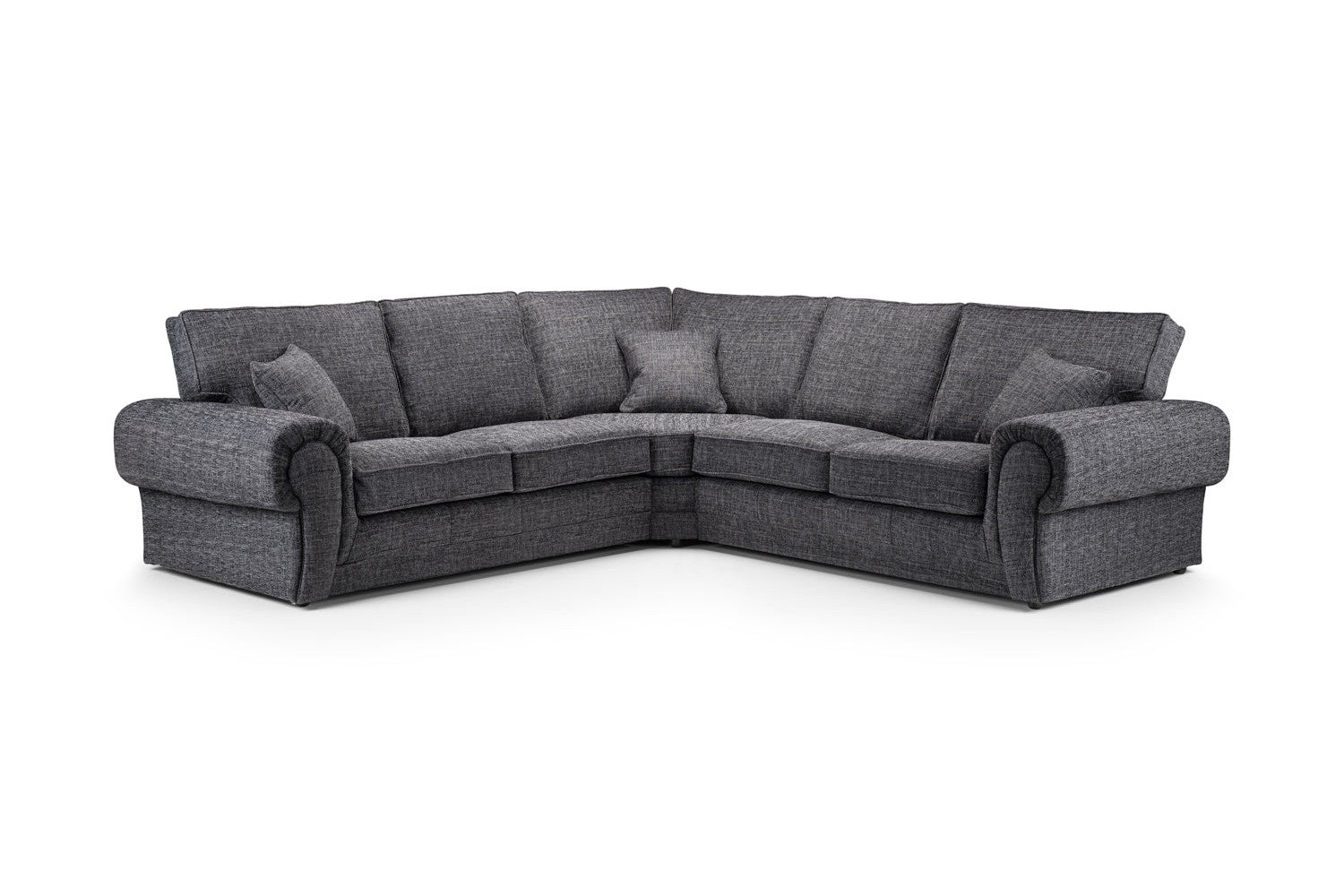 Wilcot Sofa Grey Large Corner