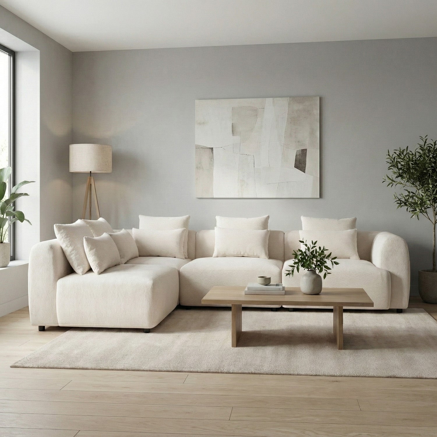 Willow Sofa Left Hand Facing Corner Stone