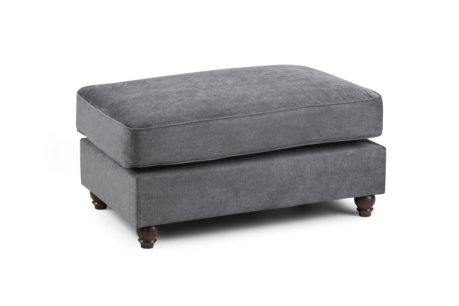 Windsor Fullback Sofa Grey Footstool