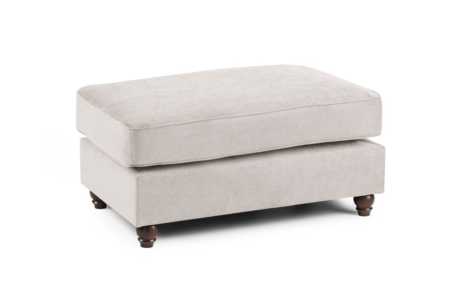 Windsor Fullback Sofa Stone Footstool