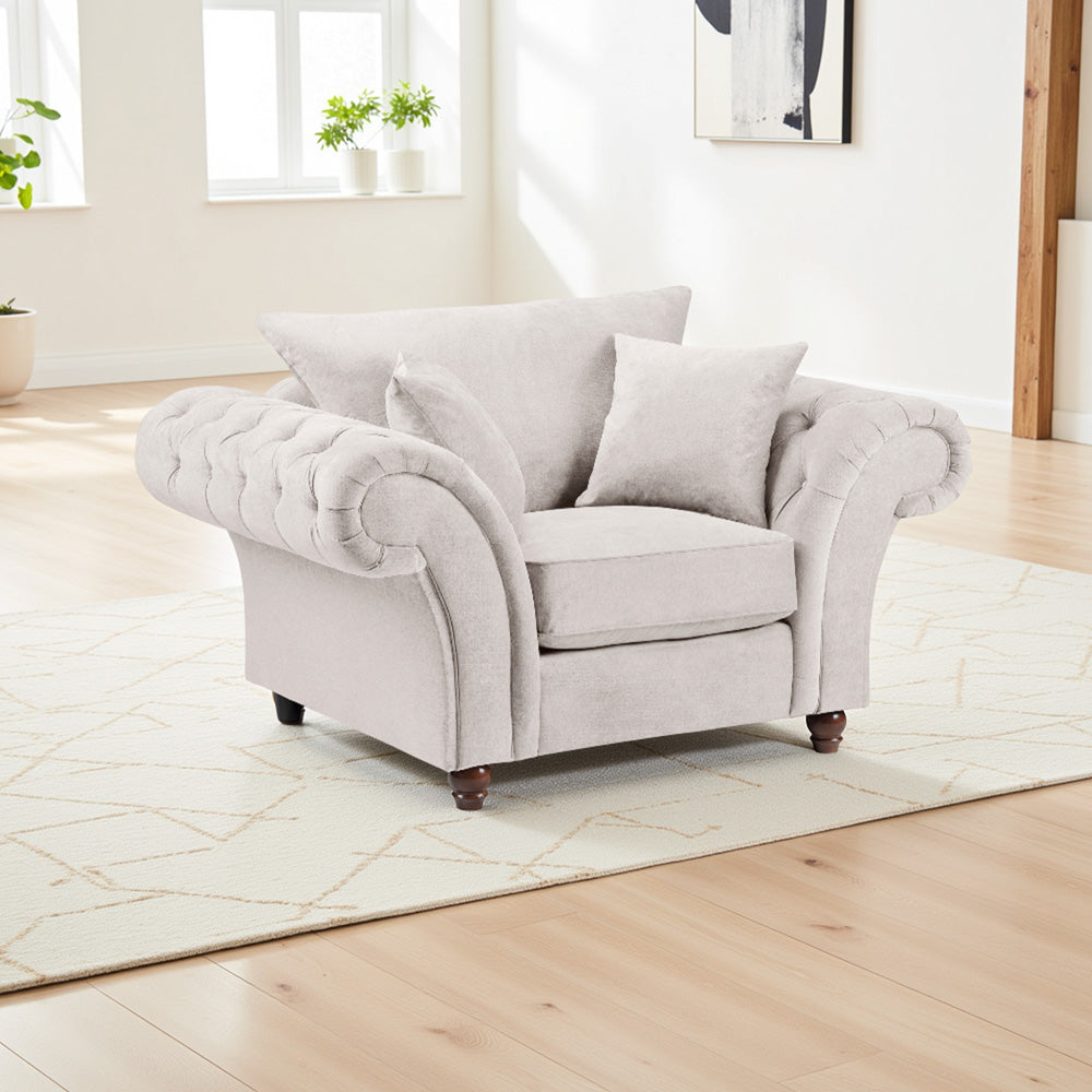 Windsor Fullback Sofa Stone Armchair