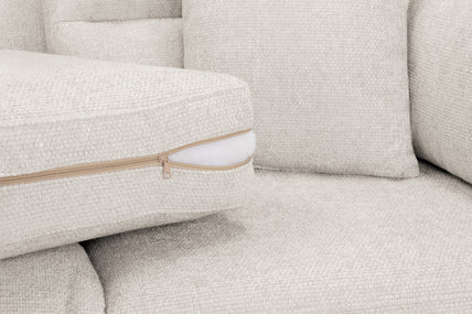 Zenith Sofa Beige Armchair