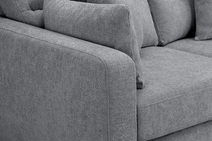 Zenith Sofa Grey 3 Seater