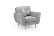 Zinc Sofa Grey Armchair