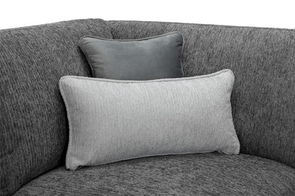 Naples Sofa Grey Footstool