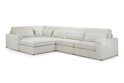 Kiana Modular Sofa Ivory Left Hand Arm Piece