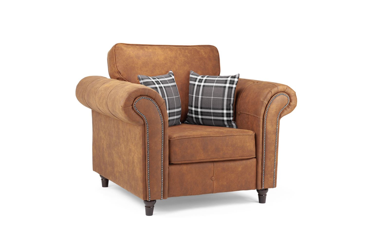 Oakland Sofa Tan Armchair