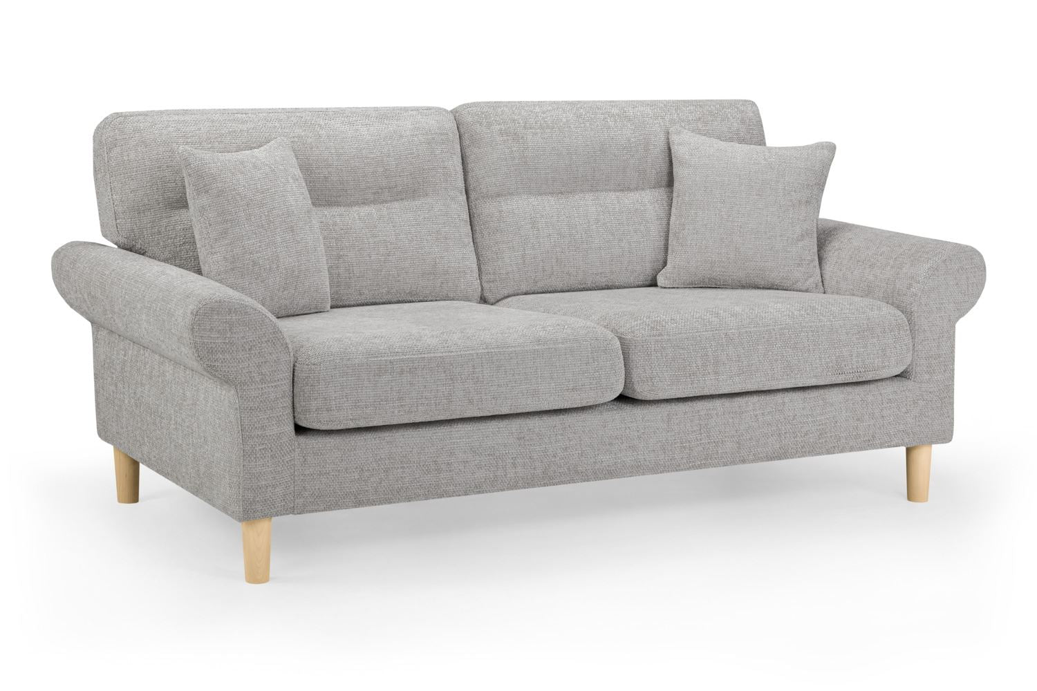 Florence Sofa Silver 3 Seater