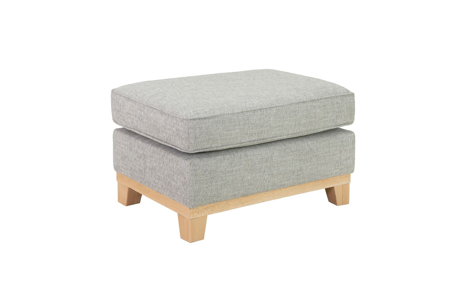 Delta Sofa Grey Footstool