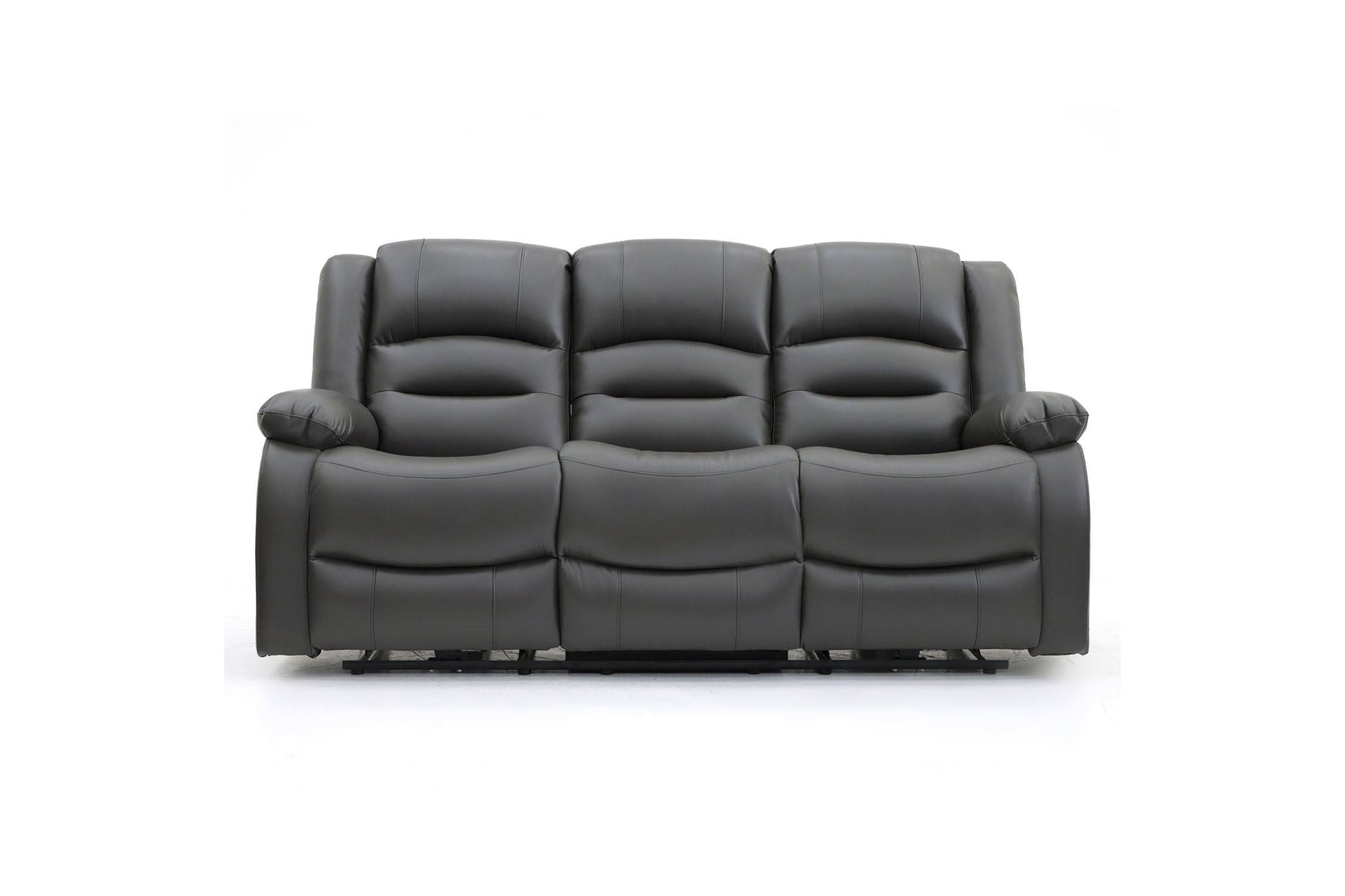 Alva Electric Recliner Sofa Grey 3 Seater